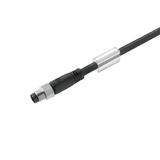 Sensor/actuator line, One end without connector, M8, Number of poles : 3, 10 m, pin, straight, Shielded: Yes, LED: No, Sheath material: PUR, Halogen: No