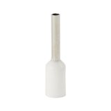 Single insulated sleeve terminal HI 0.75/8-bi white, Al/Cu
