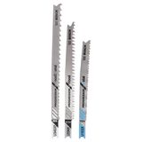 3-piece jigsaw blade set U-Shank Progressors for Wood and Metal 3 pcs.