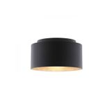 DOUBLE 55/30 shade Polycotton black/copper foil max. 23W