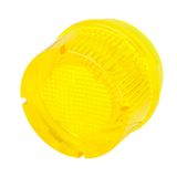 Yellow lens for projecting push-button