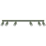 RING CEILING LAMP 6L OLIVE GREEN 6XGU10