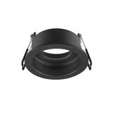 NEW TRIA® 68, ceiling installation ring, recessed, D: 8.2 H: 4.4 cm, IP 20, black