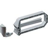 Four-piece assembly kit Kit consisting of 4 wings and 4 adapters