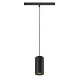 NUMINOS® S 48V TRACK DALI, pendant light, black / black, 16W, 1060lm, 3000K, CRI90, 20°
