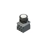 Complete unit with illuminated pushbutton, fixing adapter and contacts