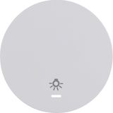 Rocker imprinted symbol for light, clearlens, R.1/R.3, p. white glossy