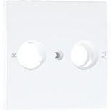 COV PLATE F/R-TV SOCK MULTIBRAND 2 OUTP ICE