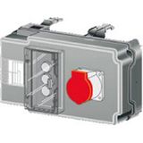 MR tap-off box 16A 1x5P 16A socket