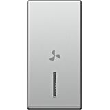 Cover with lens and fan icon 1M, silver