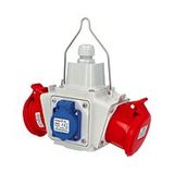 Cube PowerBOX 2x16A, 2x230V hanging