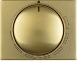 Cover. + rotary knob for speed controller, berker Arsys, aluminum (gold)