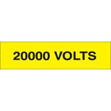 Adhesive label - Dimensions: 250 x 60 mm