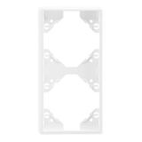 DOUBLE VERTICAL FRAME MATTE WHITE