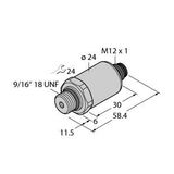 Pressure Transmitter With Current Output (2-Wire)   PT500PSIG-2021-I2-H1143/X