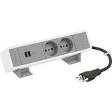 2 SOCKETS IT USB C+C 63WPD 2M CORD WITH PLUG
