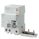 RC unit, 3-pole, type AC, In: 40 A, 30 mA, Un AC: 400 V, for 5SL4