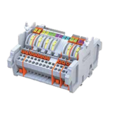 WAGO 14-track measuring strip 2 current connectors in each phase without fuses and signaling without additional circuits