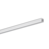 Surface-mount aluminum profile for 2 LED strips, U-profile MEDIUM, length 1m