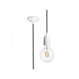 FABIO pendant set black porcelain 230V LED E27 15W