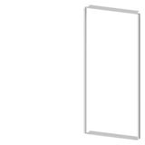 Cover frame for recessed stay installation H1800 W750 mm sheet steel