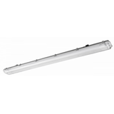 G-TECH Hermetic luminaire 236, 2x120 T8 LED (single-sided connection), G13, IP65, ABS/PS, gray