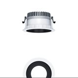 PANOS R R150 3k-940 LDO H BK WH - LED ceiling-recessed luminaire