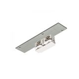EUTRAC straight connector for 3-circuit tracks, electrical white 230V