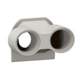 PLEXO CABLE GLAND 2 ENTRIES ISO 20 - GREY