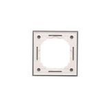 Quintuple frame, metal, inox nero