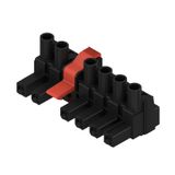 PCB plug-in connector, female plug, 7.62 mm, Number of poles: 6, 180°, Clamping yoke connection, Clamping range, max. : 4 mm², Box