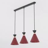 KLEVER 3 BURGUNDY BLACK