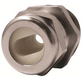Cable Gland Oval cable Nickel Plated Brass M25 Metallic Raw color