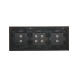 Two-way switch, (Mechanism), 16AX, black