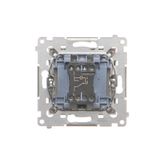 Quadruple push button, (module), 10AX, 10A, quick connection, anthracite, metalic