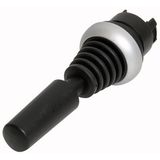 M22-WJ2H Joystick, with one operating point per operating direction, With plastic shaft, 2 positions, Bezel: titanium, momentary, Horizontal