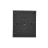 Single IT socket RJ45, category 5e, (module), Simon 24, IP20/IP44, black matt