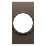 L.NOW- COVER CONNECTED OUTLET SCH BRONZE