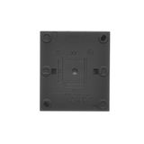 Double socket outlet with earthing for IP44 version with frame seal, without shutters, (module), Simon 24, IP20/IP44, 16A, white, Flap color: Same as a cover