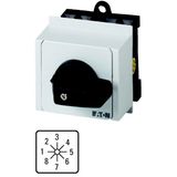 T0-4-8235/IVS Step switches, T0, 20 A, service distribution board mounting, 4 contact unit(s), Contacts: 8, 45 °, maintained, Without 0 (Off) position, 1-8, Design