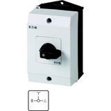 T0-4-8419/I1 Star-delta switches, T0, 20 A, surface mounting, 4 contact unit(s), Contacts: 7, 90 °, maintained, With 0 (Off) position, 0-Y-D, SOND 27, Design numbe