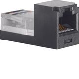 Mini jack, 8-pole, cat.3, com-tech, black