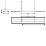 Suspended luminaires Lunexo H Prisms White ETDD 76W 9000lm Wide reduced glare UGR19 (W19) IK03 3 SDCM