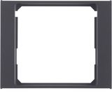 Intermediate ring for central plate, K.1, ant. matt, lacq.