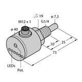 Flow Monitoring Immersion Sensor with Integrated Processor   FCS-G1/4A4-ARX-H1140