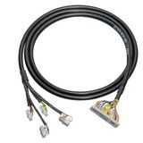 Round cable 50-pin, 4 x 16 pole and 1 x 50 pole with IDC connector, L= 0.5m