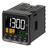 Temp.  Contr.,1/16 DIN (48x48mm),1 x 12VDC pulse OUT,2 AUX,No cov.,24 VAC/DC E5CC4037C