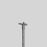 Pole mounting L 250 B 95 H 153 d 60 colour: uncoated