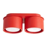 Ceiling lamp MODO 2 red Gx53