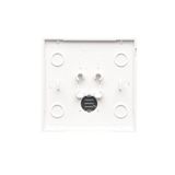 Switch with motion sensor, satin, metallized